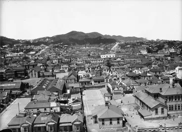 Image: Part 3 of a 3 part panorama of Newtown, Wellington