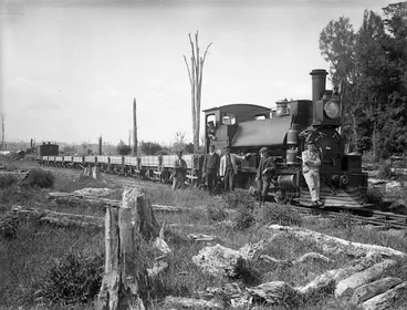 Image: Public Works train at the Skinner Road ballast pit, near Stratford