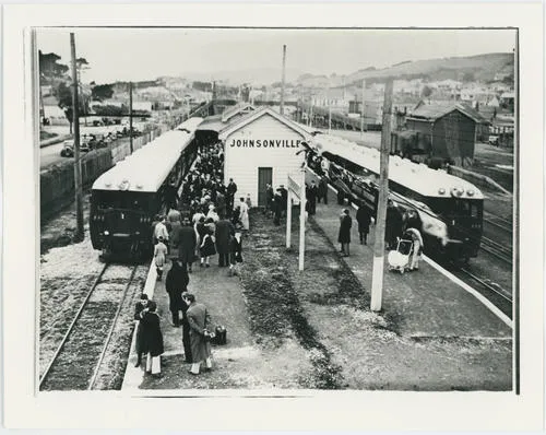 Electrification opening day, Johnsonville Railway Station