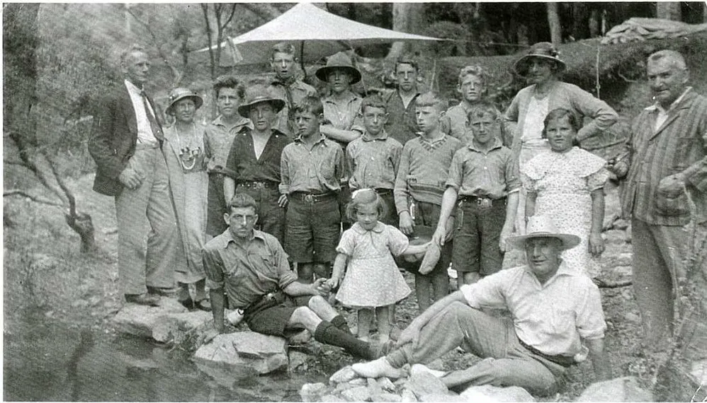 Scouts; camp, Ōrongorongo, 1934.