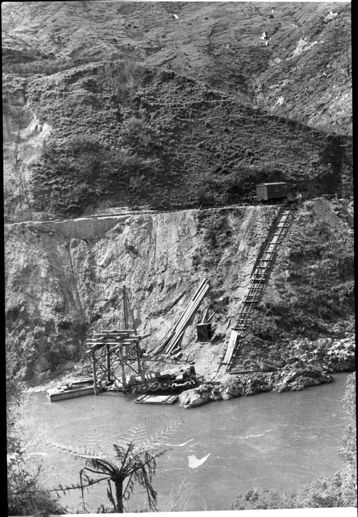 Derailment of train in the Manawatu Gorge