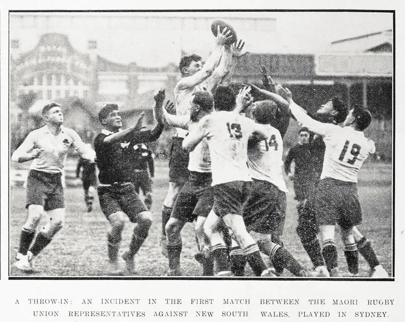 The first match between the Māori rugby union representatives and New South Wales