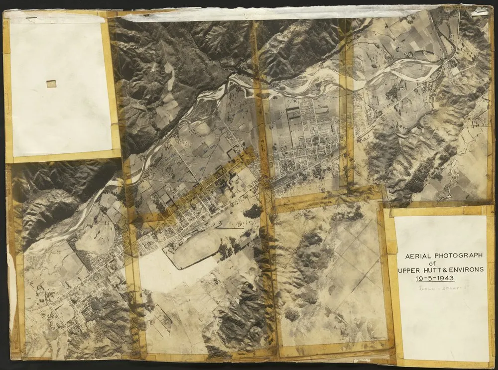 Aerial map 1943; Upper Hutt and environs; collage.