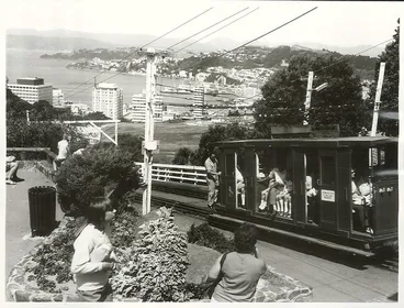 Image: Visitors to Wellington ride on the cable car and enjoy the view from Lookout Point