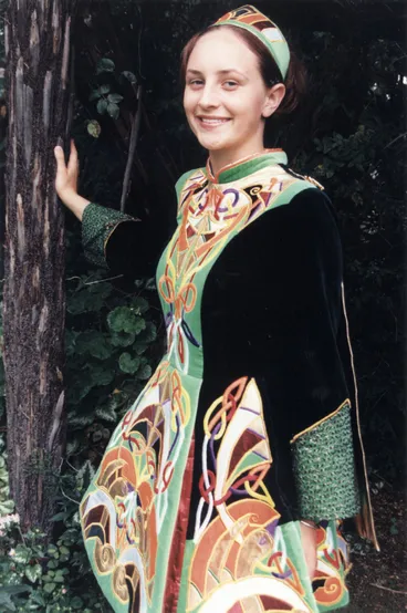 Image: Irish dance; Ophelia Poczwa to compete in the World Champs in Ireland.