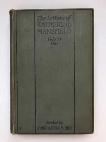 Image: The Letters of Katherine Mansfield, Volume I