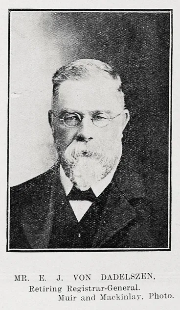 Image: Mr. E. J. Von Dadelszen