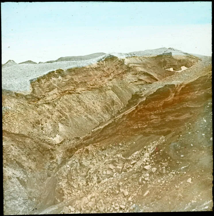 Climbing Mount Tarawera, 1932