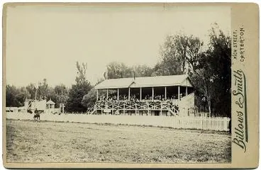 Tauherenikau grandstand photograph Image: Tauherenikau grandstand photograph