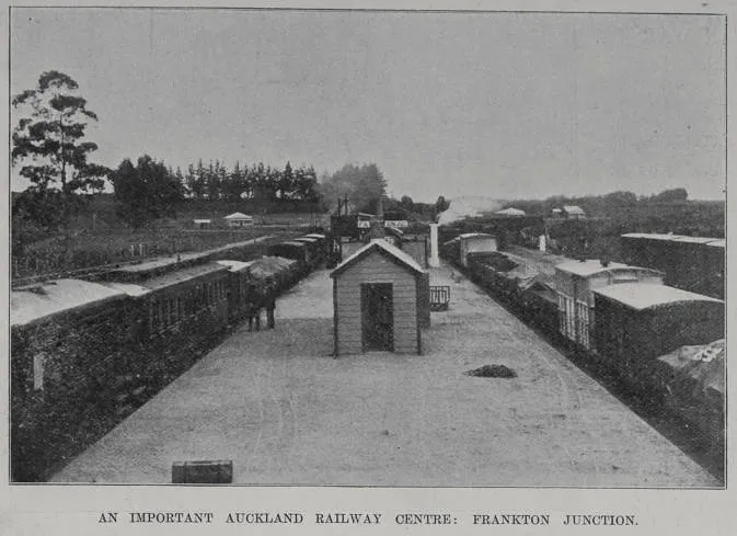 An important Auckland railway centre: Frankton Junction