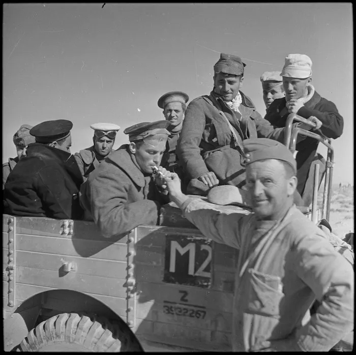 Truckload of Italian POW