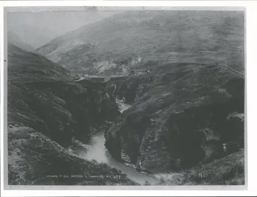 Image: Arthur's Point Bridge, Shotover River, Wakatipu, N.Z.