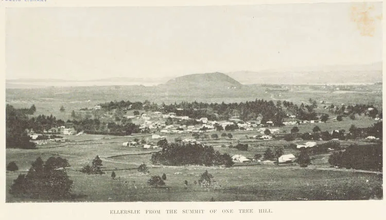 Ellerslie from the summit of One Tree Hill