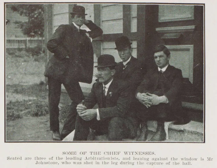 The aftermath of the strike in Waihi - the inquest on Evans