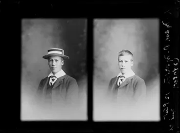Image: Glass Plate Negative: Owen Merton, CHRISTS COLLEGE