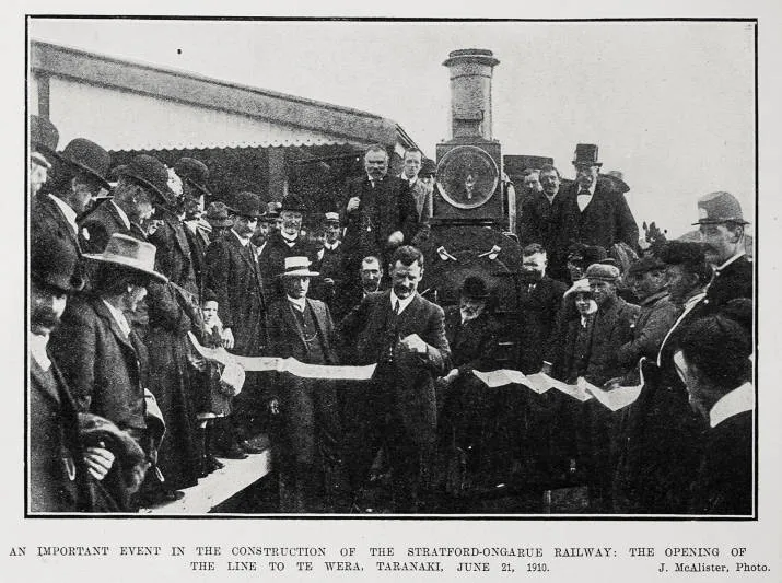 An Important Event In The Construction Of The Stratford-Ongarue Railway