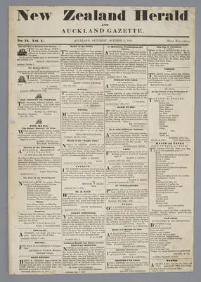 New Zealand herald and Auckland gazette