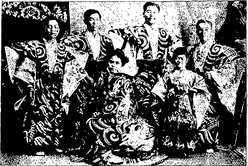 he Tukishima troupe of plucky Japanese (Otago Witness, 07 March 1906)