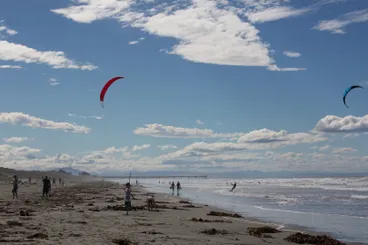 Image: Kite Surfer at New Brighton