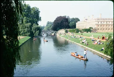 Image: Punting, Cambridge, 1979