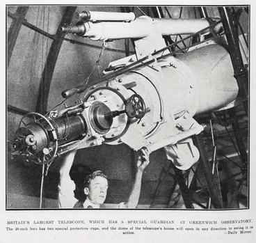 Image: Britain Largest Telescope, Which Has A Special Guardian At Greenwich Observatory