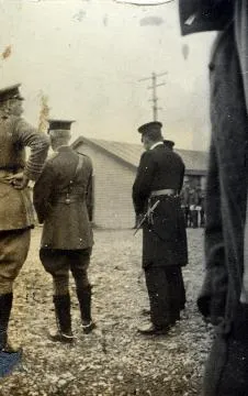 Japanese officers at Featherston Camp : digital image
