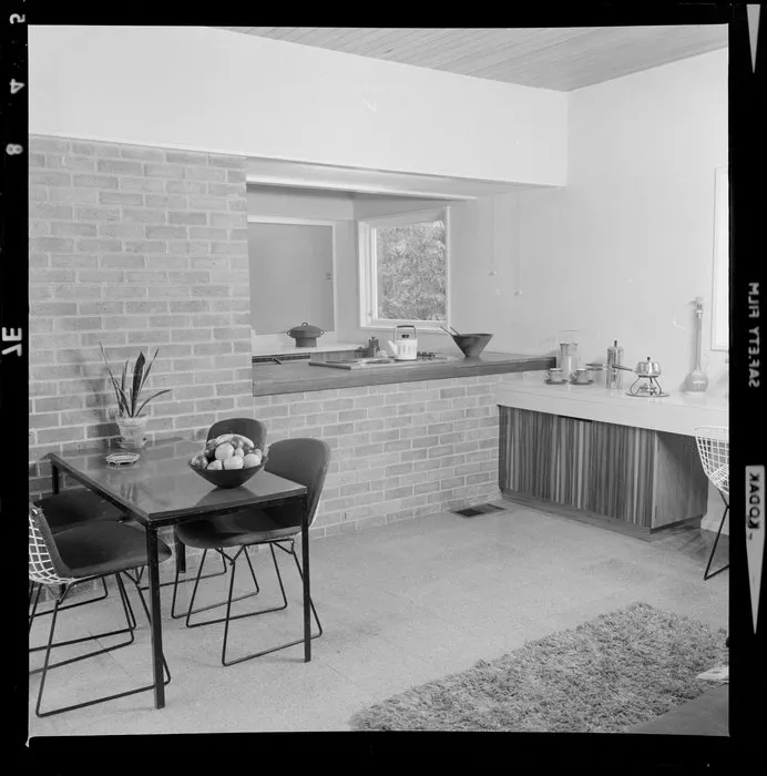 Dining room interior, Littlejohn house, Wellington