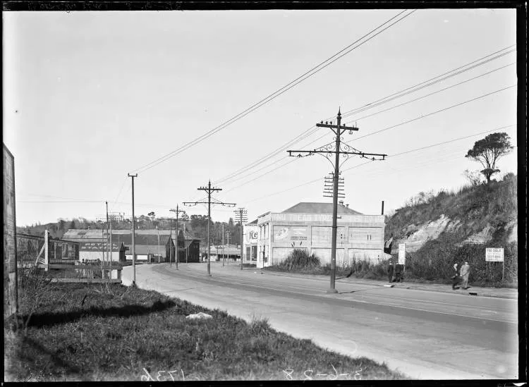 Beach Road, Auckland Central, 1928
