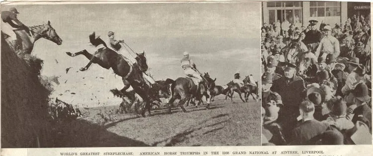 The Grand National Steeplechase at Aintree, Liverpool