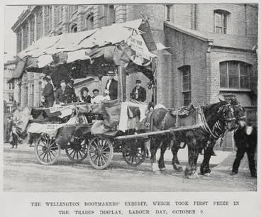 Image: Labour Day in Wellington: Some features of the trades procession, October 9, 1901