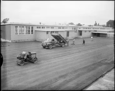 Image: Preparing the Quadrangle