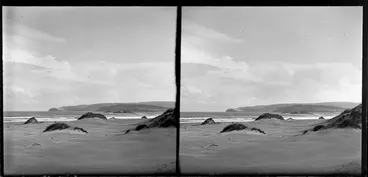 Image: Coastal area featuring dunes and beach, Catlins area, Clutha District, Otago Region