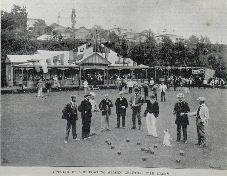 Opening of the Bowling season, Grafton Road green