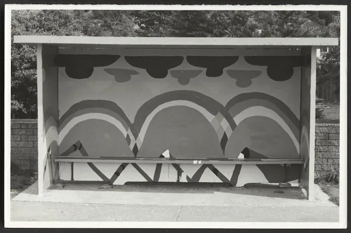 Bus shelter, Davis Grove bus stop, Wainuiomata