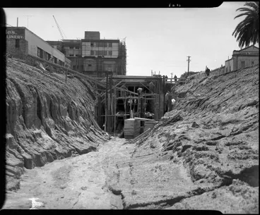 Image: Lowering the railway line