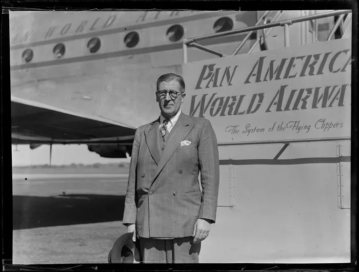 Unidentified passengers arriving on Pan American World Airways (PAWA)