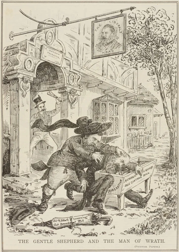 The gentle shepherd and the man of wrath