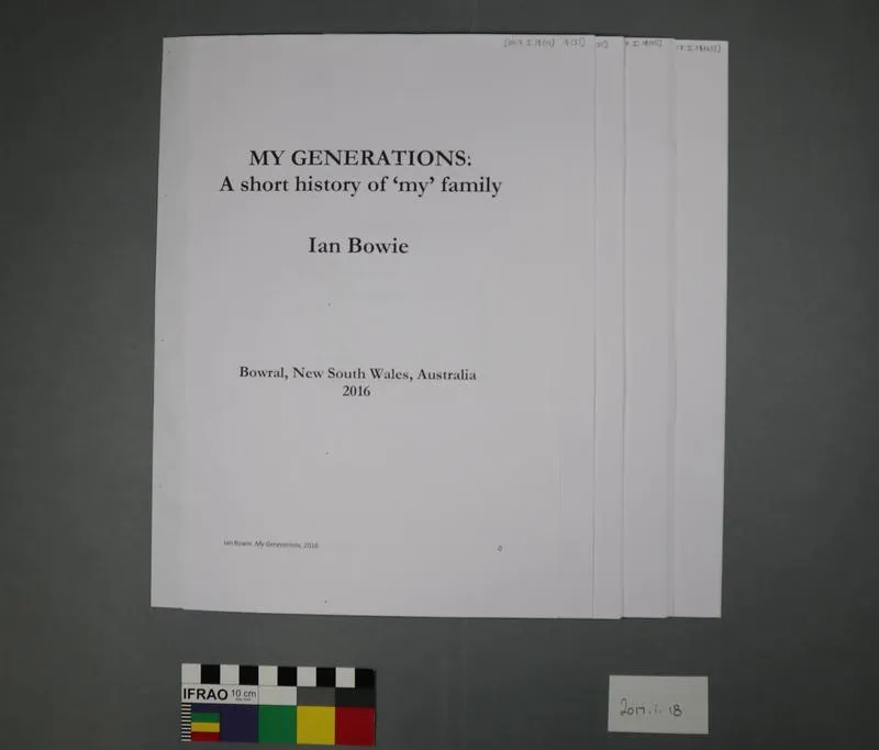 Family History: My Generations