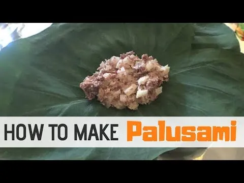Fijian Palusami Recipe