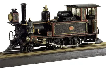 Image: Model steam locomotive