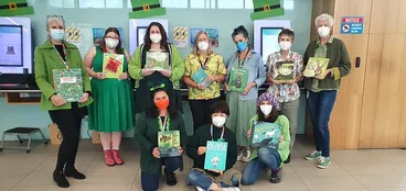 Image: St Patrick's Day at Upper Riccarton Library