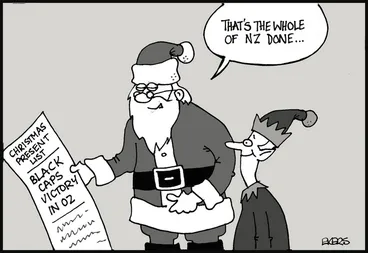 Image: Ekers, Paul, 1961-:[Christmas present list]. 13 December 2011