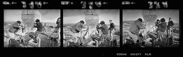 Pouring concrete on Ramada Inn roof