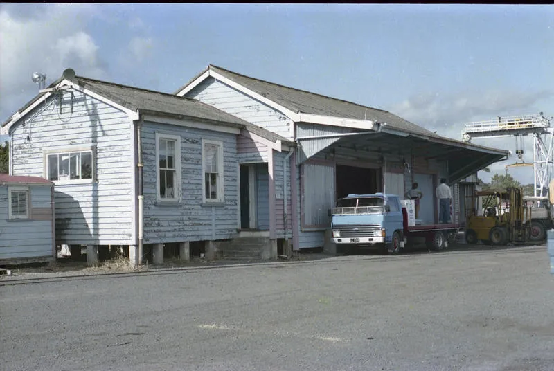 Photograph of Otiria station goods shed