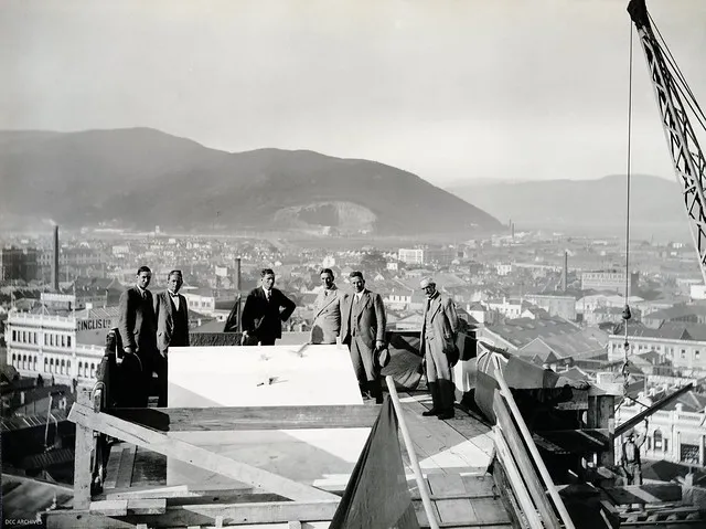 Coping Stone Ceremony, 6 April 1929
