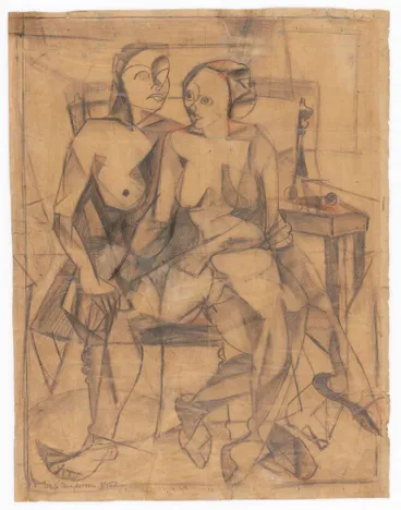 Image: Study for 'Les deux amies'