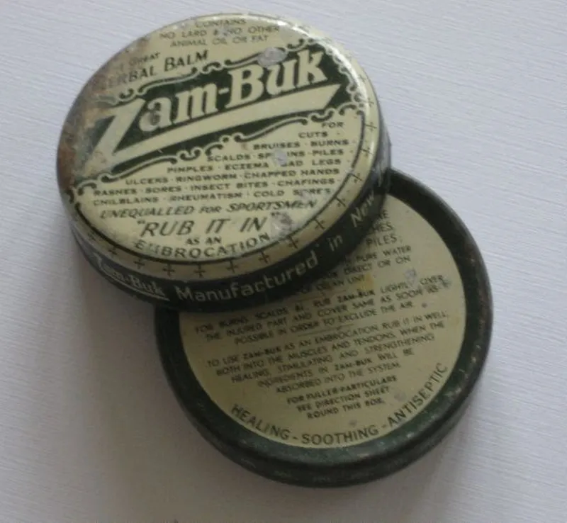 Tin / Zam-Buk