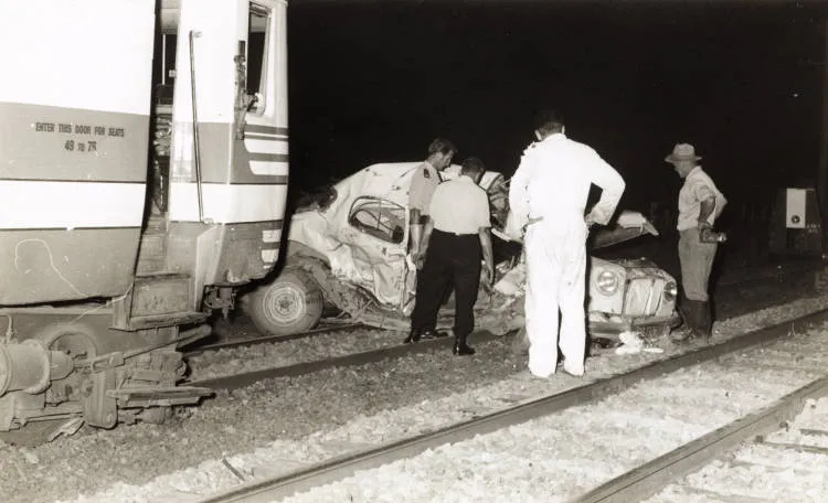 Fatal accident, Papakura, 1970.