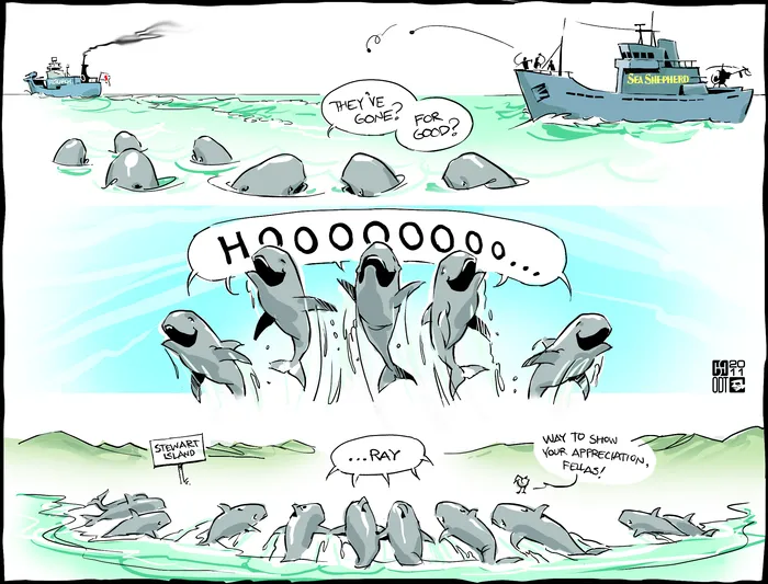 Smith, Hayden James, 1976-:[Japanese whaling operations] 24 February 2011