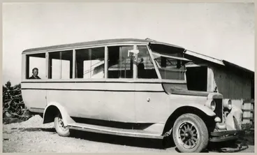 Image: The First School Bus at Opiki